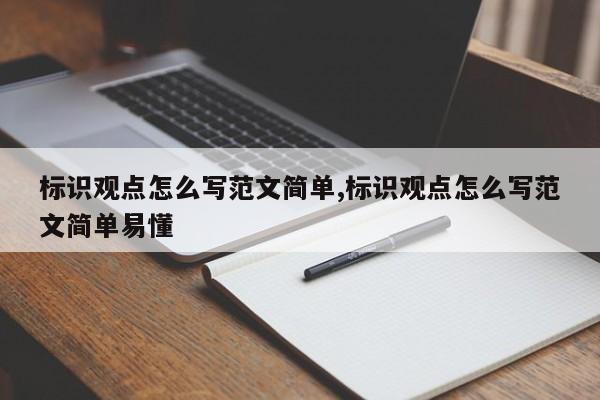 标识观点怎么写范文简单,标识观点怎么写范文简单易懂